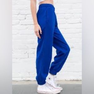 BRANDY MELVILLE ROSA SWEATPANTS NEON BLUE